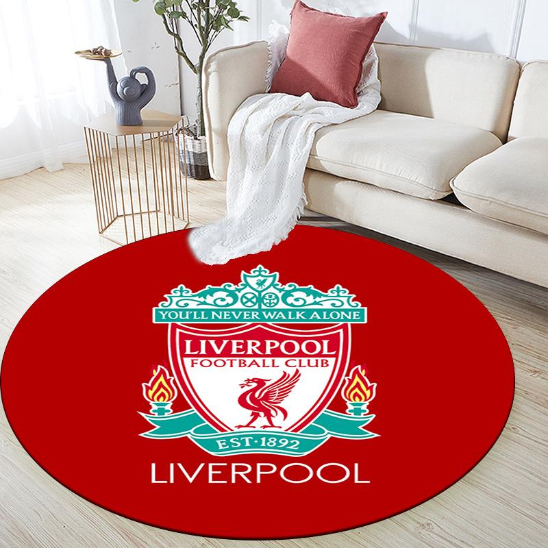 Круглый ковер Liverpool под офисные стулья, спальню, гостиную, декор для дома