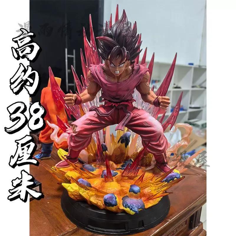 Статуэтка Dragon Ball Сон Гоку Кайокен GK Красная аура Аниме Фигурка Действия Коллекционная Настольный Декор Модель Для Фанатов Аниме и Коллекционеров