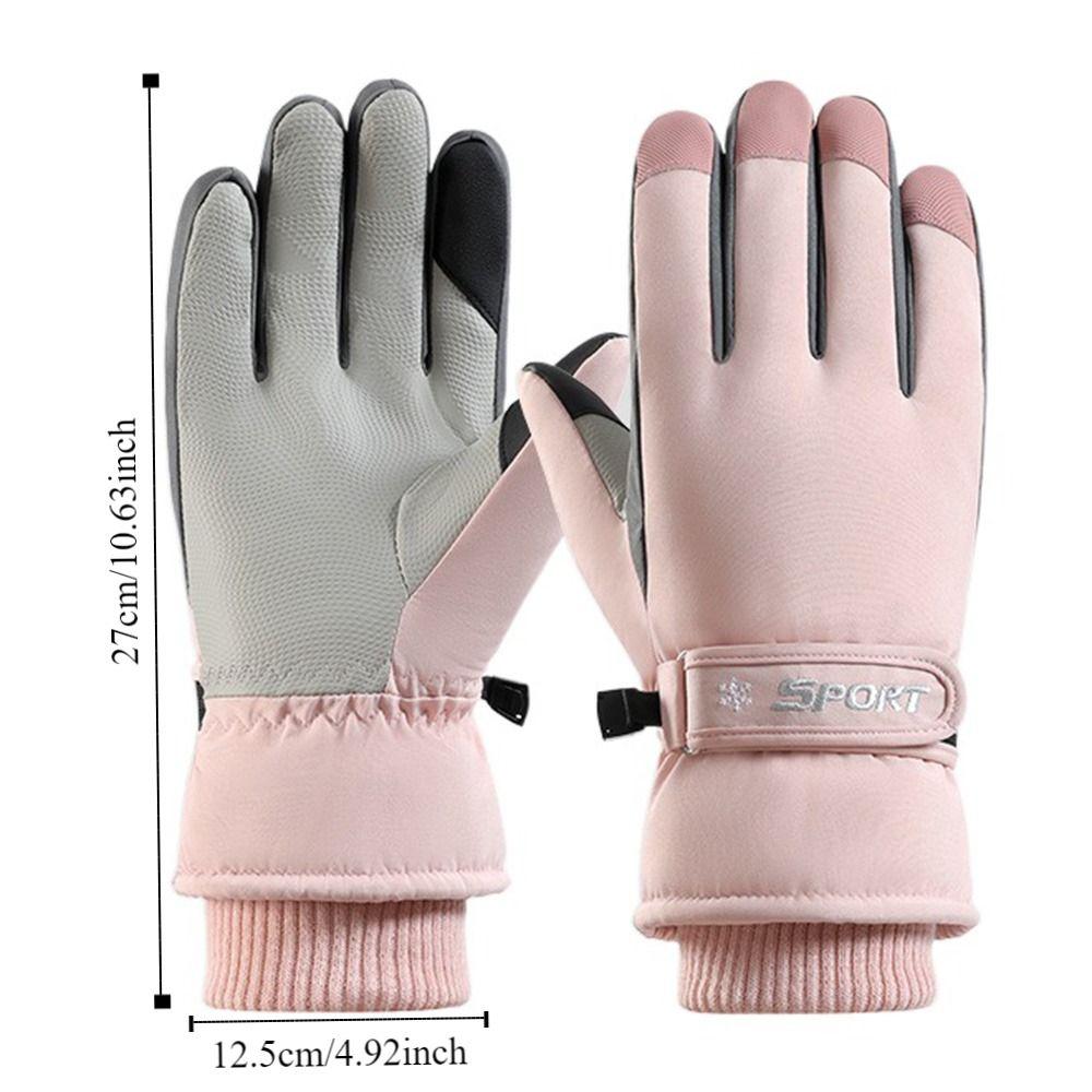 Ultralight Winter Ski Gloves Anti-Slip Snowboard Mittens Gift Touchscreen Gloves  Motorcycle