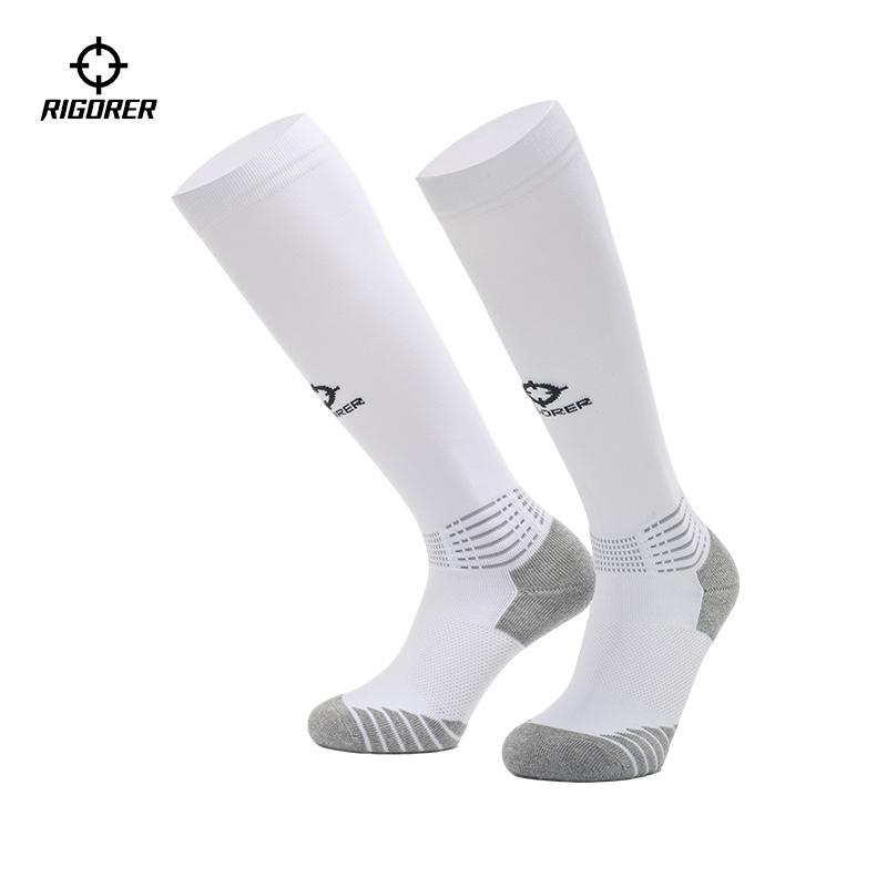 Rigorer 2026 New Quality Sport Football Socks White Non-slip Football Sock High Performance Sports Socks