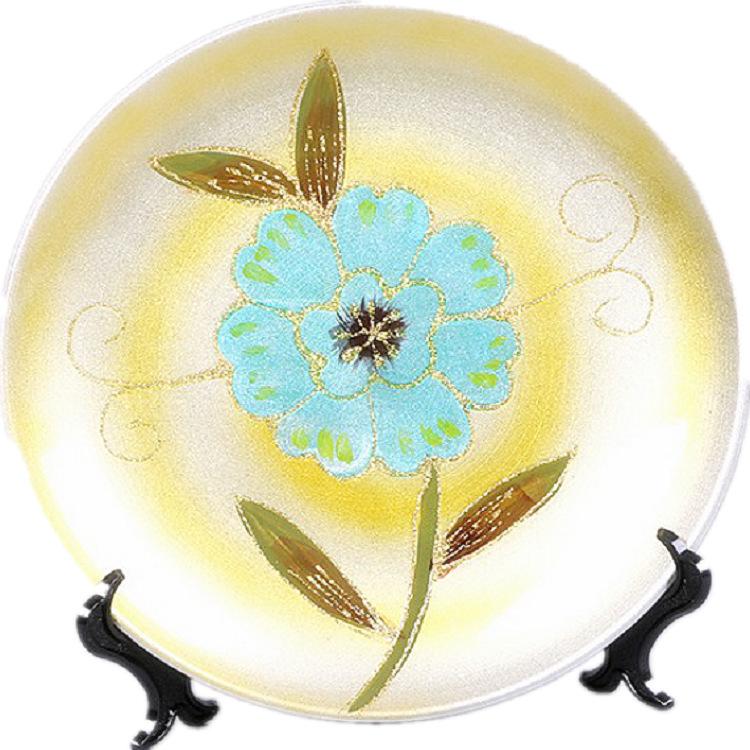 Round Plate, Tea Cake, and Artwork Display Stand - Plastic Easel Bracket