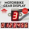 Индикатор передачи 0-6 для мотоцикла, цифровой светодиодный дисплей, универсальный внедорожный мотоцикл с красным светом, водонепроницаемый, прочный, нейтральный монитор