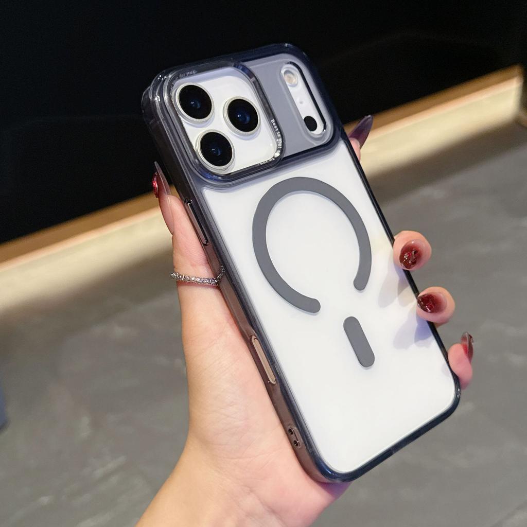 Прозрачный магнитный чехол для телефона iPhone17Air Apple 17ProMax Полная защита чехол для телефона