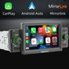 1 Din автомобильный радиоприемник CarPlay Android-Auto 5-дюймовый MP5-плеер Bluetooth Hands Free A2DP USB FM-приемник аудиосистема головное устройство
