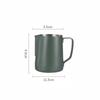 350/600ML Coffee Milk Frothing Pitcher Jug 304 Stainless Steel Precise Scale High Quality Latte Barista Professional CafeUtensil