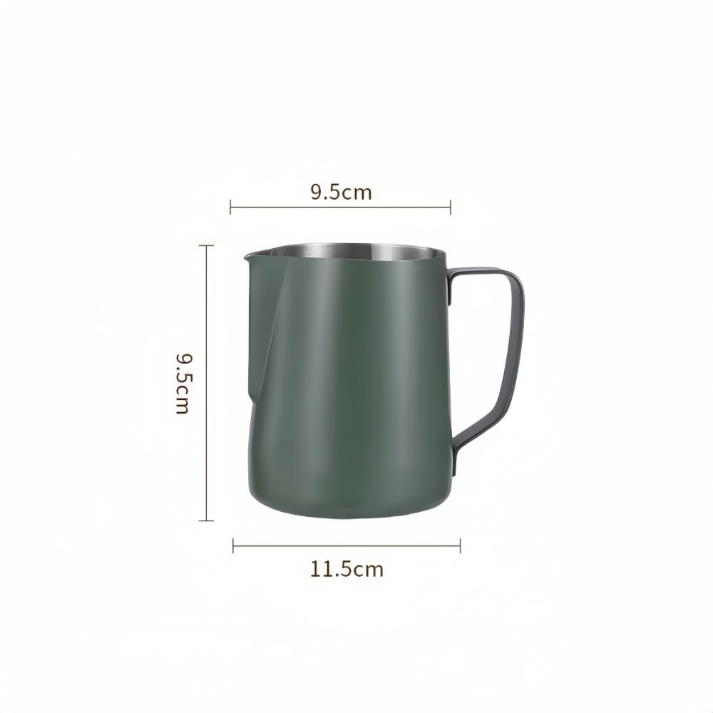 350/600ML Coffee Milk Frothing Pitcher Jug 304 Stainless Steel Precise Scale High Quality Latte Barista Professional CafeUtensil