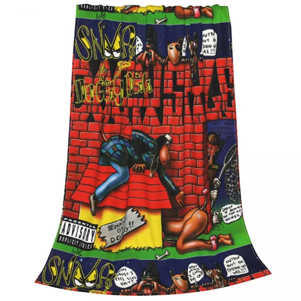 Snoop Doggy Dogg Doggystyle Death Row Records Одеяла Фланелевые Сверхмягкие Пледы для Дома Дивана Кровати Ковра