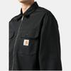Carhartt WIP Однотонная повседневная куртка на молнии мужская куртки Черный I032839