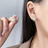 Жемчужные Солнечные Французские Ретро Серьги Украшения Серьги Серебряная Игла Пусеты Простые