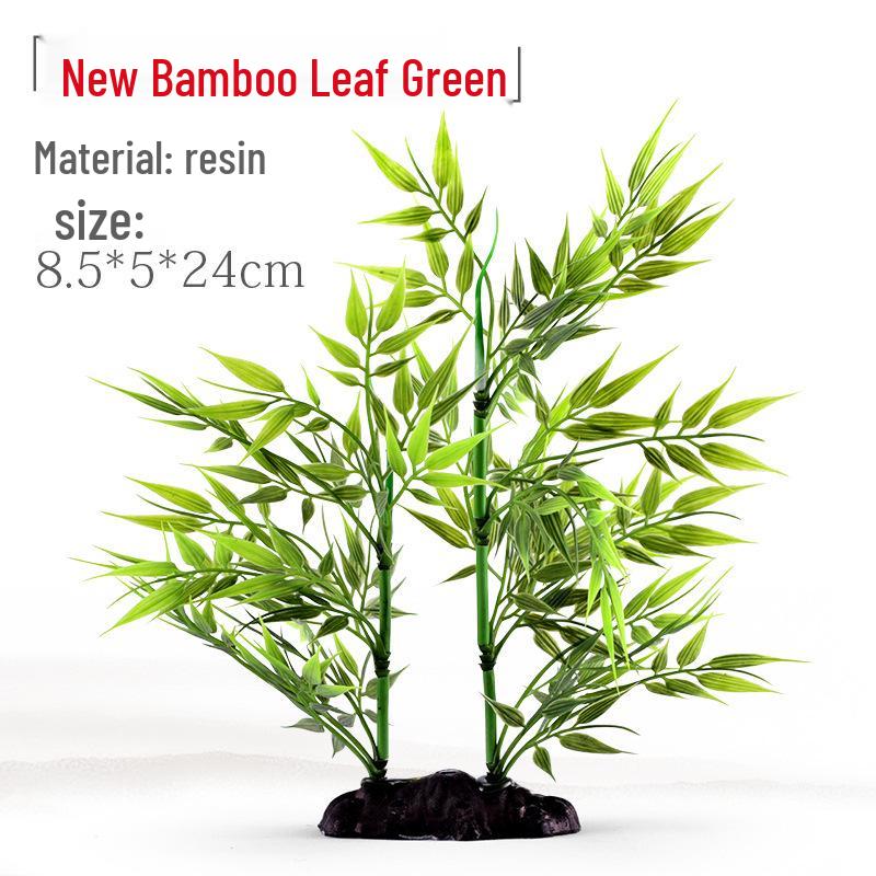 Fish Tank Decoration: Simulated Plants, Water-Absorbing Stones, Micro Landscape Ornaments