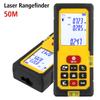 50M Indoor Laser Rangefinder Precision Handheld Electronic Gauge Measure Distance Area Volume Infrared Measurer Laser Distance