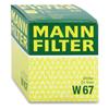 MANN-FILTER Масляный фильтр W67 W67