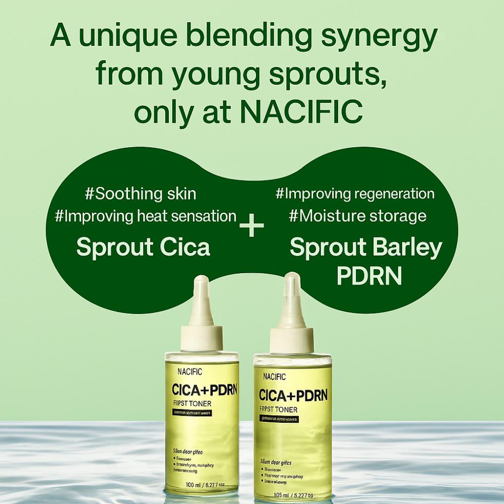 Освежающий тонер с центеллой азиатской и ПДРН NACIFIC (150мл)