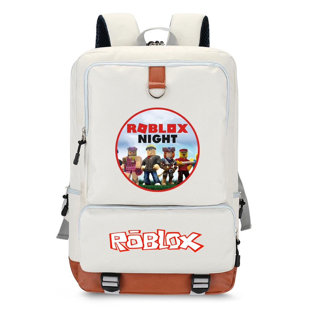 Virtual World Game Men'S And Women'S Backpacks Student Schoolbags Travel Bags Computer Bags Animation Cartoon Backpacks
