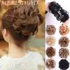 Женские синтетические грязные шиньоны, подушечки для волос в виде пончиков, эластичная веревка для волос, резинка для наращивания волос