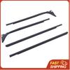 4Pcs Car Window Seal Strip Set Replacement for Mazda BT50 4 Doors 2012-2019 1D00-50-640 Rubber Weather Proof Supplies
