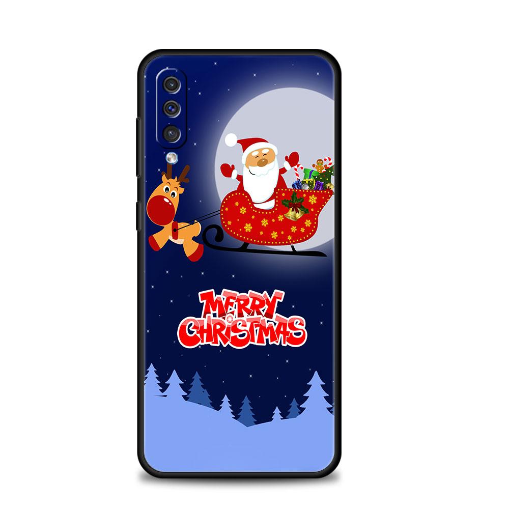 Счастливого Рождества Снеговик Чехол для телефона для Samsung Galaxy A50 A30 Note 8 9 20 Ultra A04 A50s A90 A40 A20e A10s A70 A20s M52 M33 M53