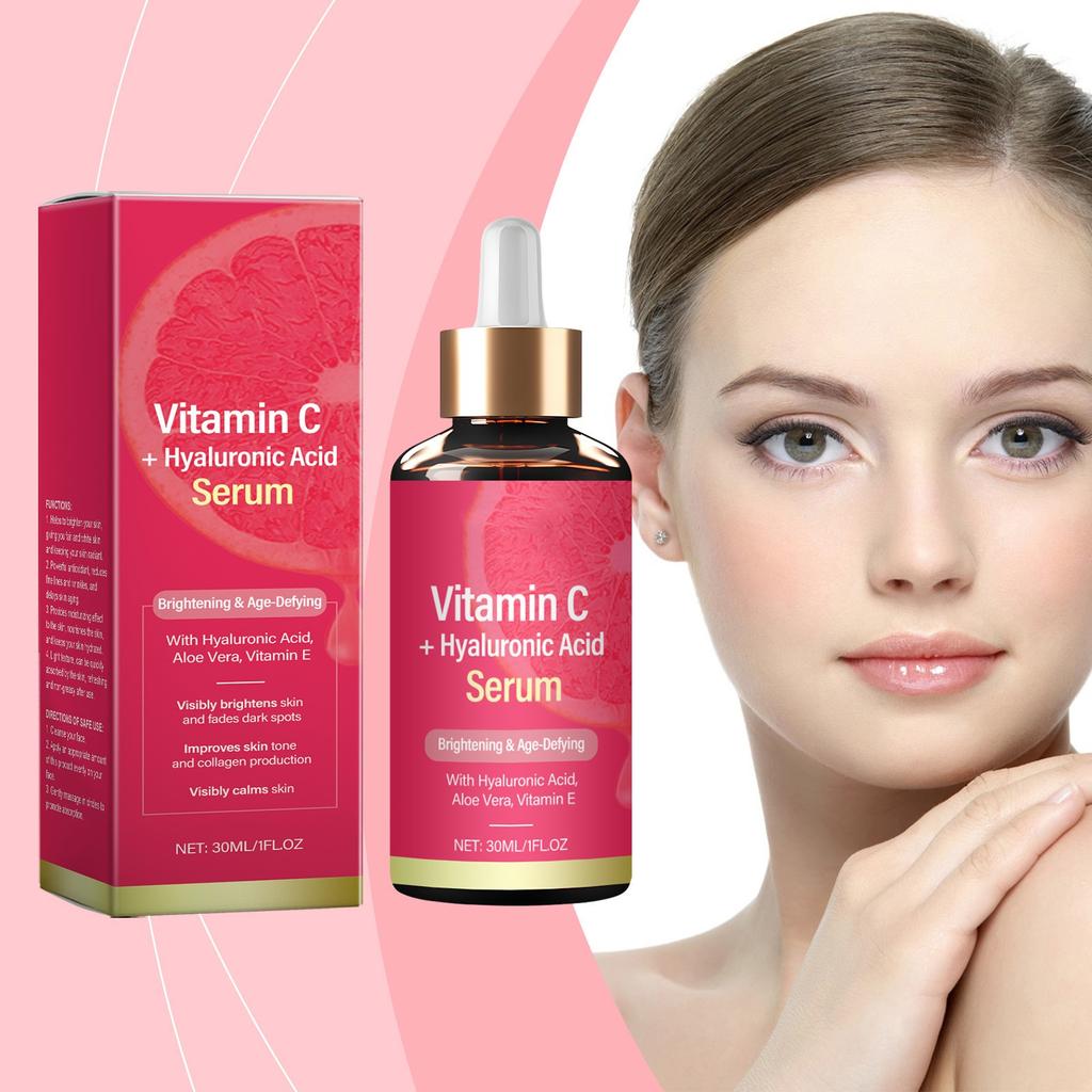 Увлажняющая и осветляющая сыворотка, полупрозрачная, восстанавливающая и увлажняющая, освежающая и нелипкая, 30 мл