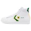 Cons Pro Leather Breaking Down Barriers Celtics High Top Basketball Shoes Unisex White Green