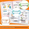 Comic Physics & World Map 3-Book Set
