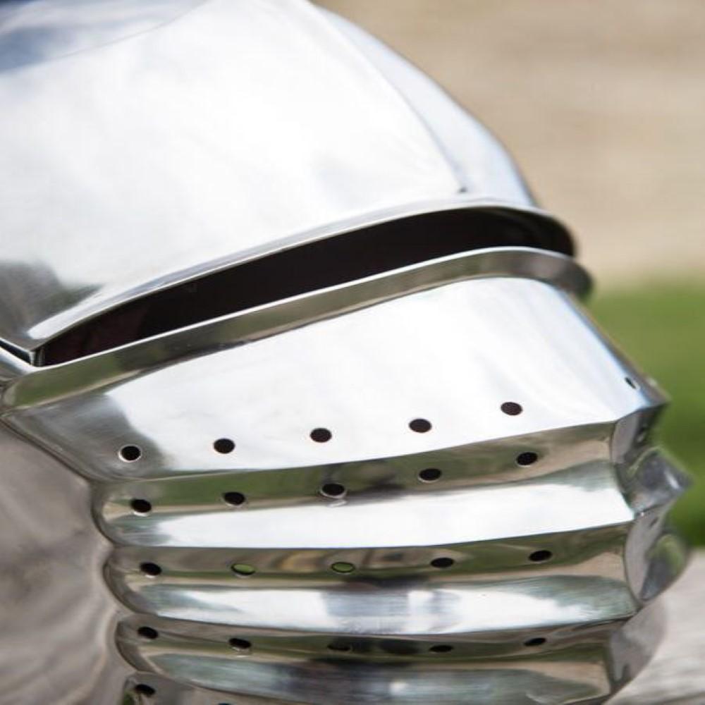 Gothic Knight Sallet Helmet Medieval Knight Warier Helmet SCA LARP Replica Helmet