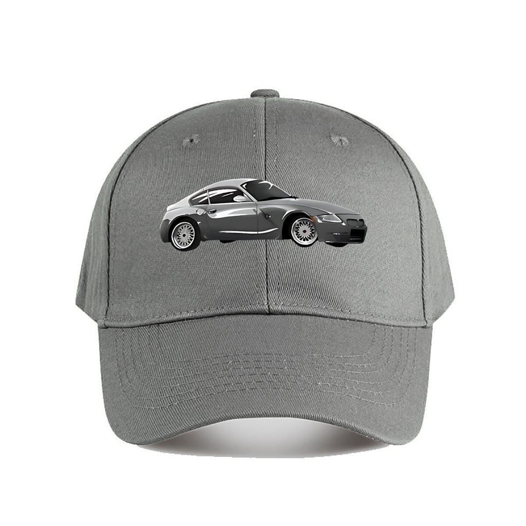 Collectible Die Cast Silver Metallic Sports Car Baseball Cap Fashion Unisex Sunhat Womens Outdoor Sports Snapback Cap