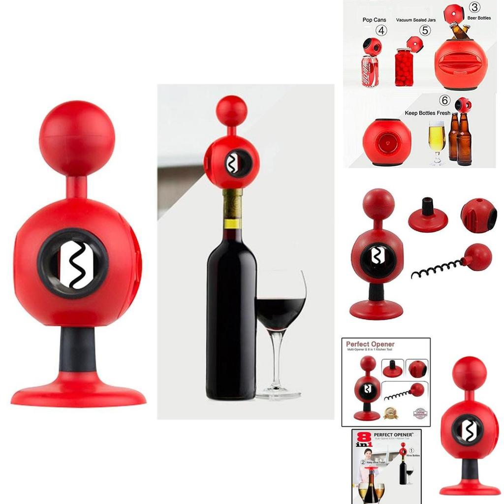 Многофункциональный штопор для домашнего использования из пластика для бутылок красного и старого вина