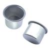 50pcs Mini Candle Cup Holder Christmas Candlestick Jar Container Empty Storage Aluminum Candelabra for Dining Home Party