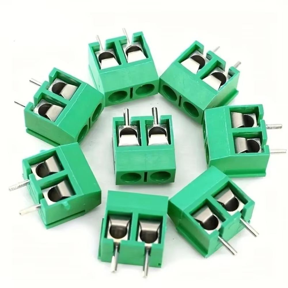 100PCS 2P/3P Configuration Screw Terminal Connector Straight Pin Connector  DIY Electronics