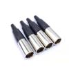 3/4/5/6Pin Mini XLR Female / Male Plug for MIC Soldering Straight for Cable Soldering Small XLR Female Male High Quality