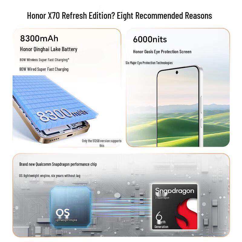Honor Смартфон X70 Обновленная версия (Китайская версия)