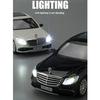 1/24 масштаб BENZ E300 литая модель автомобиля с имитацией звука и освещения детские игрушечные машинки подходят для подарков на день рождения мальчиков
