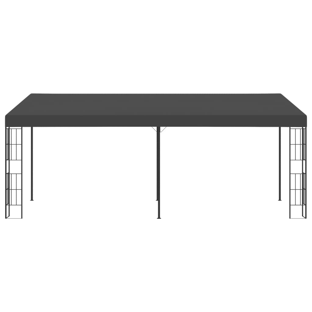 Wall Mounted Pergola 3x6 m Anthracite Fabric