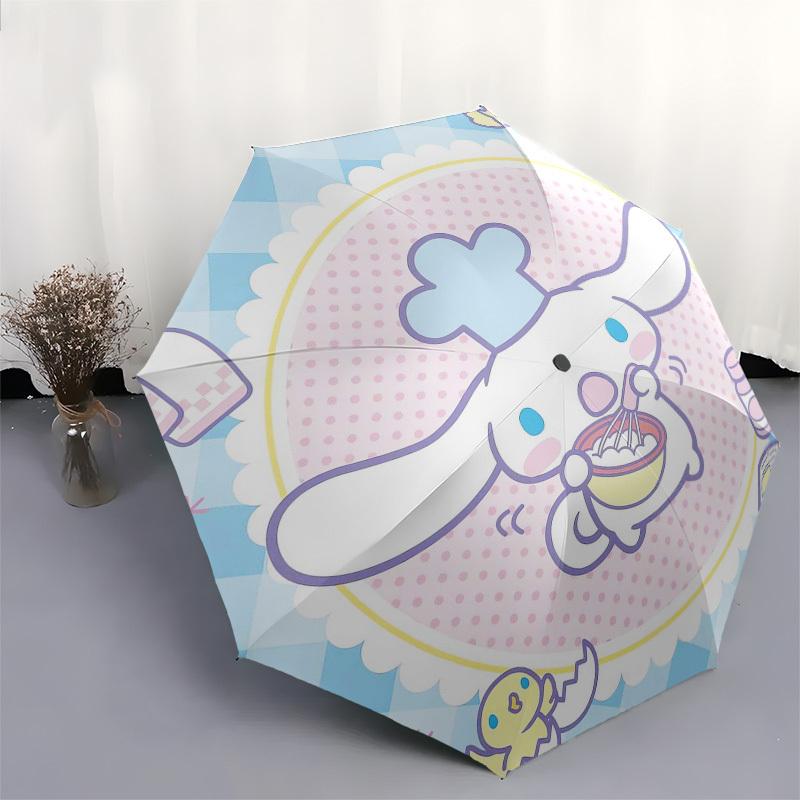 1pc Cinnamoroll Cooking SceneUmbrella with Plastic Handle,Suitable for All Seasons Home Travel Outdoor UmbrellaSanlio243