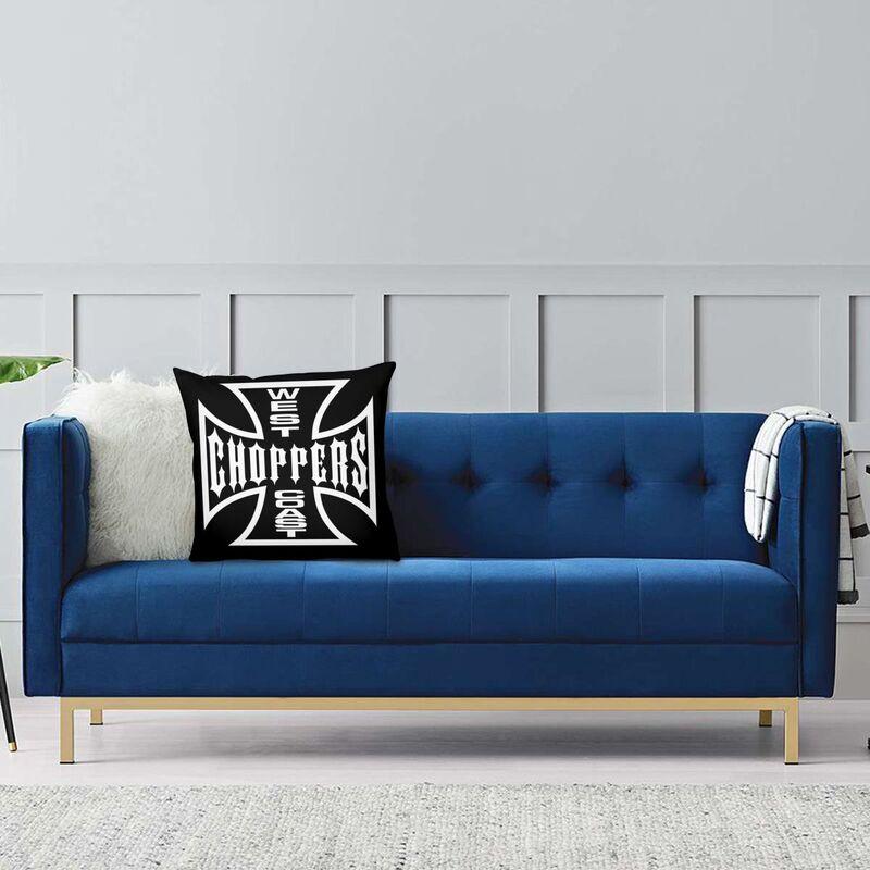 Западное побережье, железный крест, чопперы, наволочка, домашний декоративный модный чехол для подушки, чехол для дивана, квадратная наволочка для постельных принадлежностей