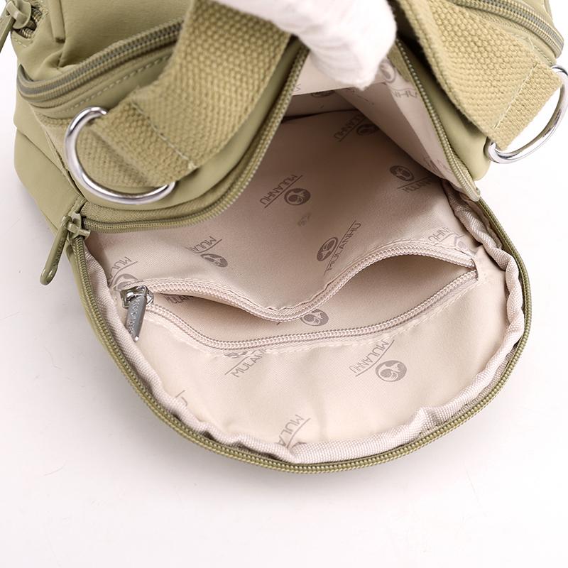 Женская многофункциональная сумка через плечо кроссбоди однотонная сумка-тоут дорожная сумка нейлоновый маленький рюкзак