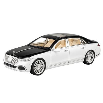 1/22 Benz Maybach S680 литая модель игрушечного автомобиля литые звуковые и световые игрушки для детей транспортное средство