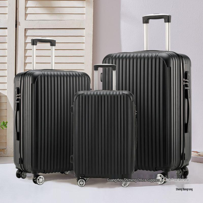 Sturdy and Durable Three-Piece Luggage Set with Anti-Collision Corners: 20, 24, 28 Inch Sizes