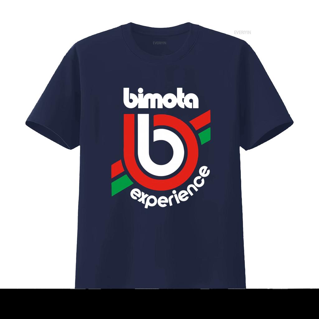 Bimota Experience Italian Motorcycles Logo Mens Black T Shirt S 5XL vintage Washed Casual designer clothes