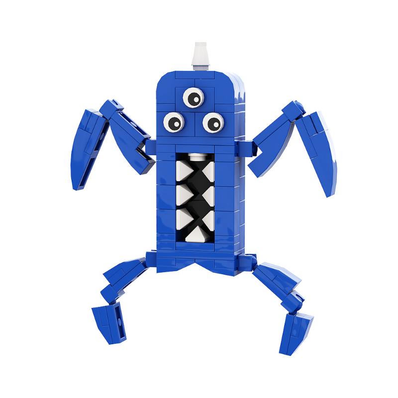 Gobricks Garten Of Banban Bricks Game Green Headed Monster Flamingo MOC Model Building Blocks Children's Educationa Gifts