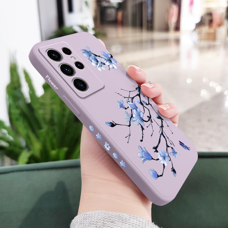 Цветущая Орхидея Чехол для Телефона Для Samsung Galaxy S26 Plus Ultra Силиконовая Крышка