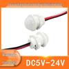 5-24V Infrared Motion Sensor LED Downlight with PIR Human Body Induction Switch