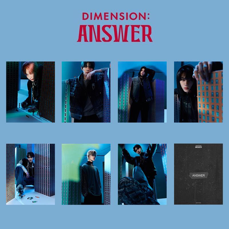 K-POP ENHYPEN DIMENSION ANSWER концептуальная фотокарта для HEESEUNG JAKE JAY JUNGWON NI-KI SUNGHOON SUNOO