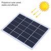 DC Output Polycrystalline Silicon Solar Panel Mini Portable Solar Panel  Home Garden Lamp