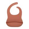 Casa Drawing Silicone Bib, Stone Red, 1 Piece, 1 Piece