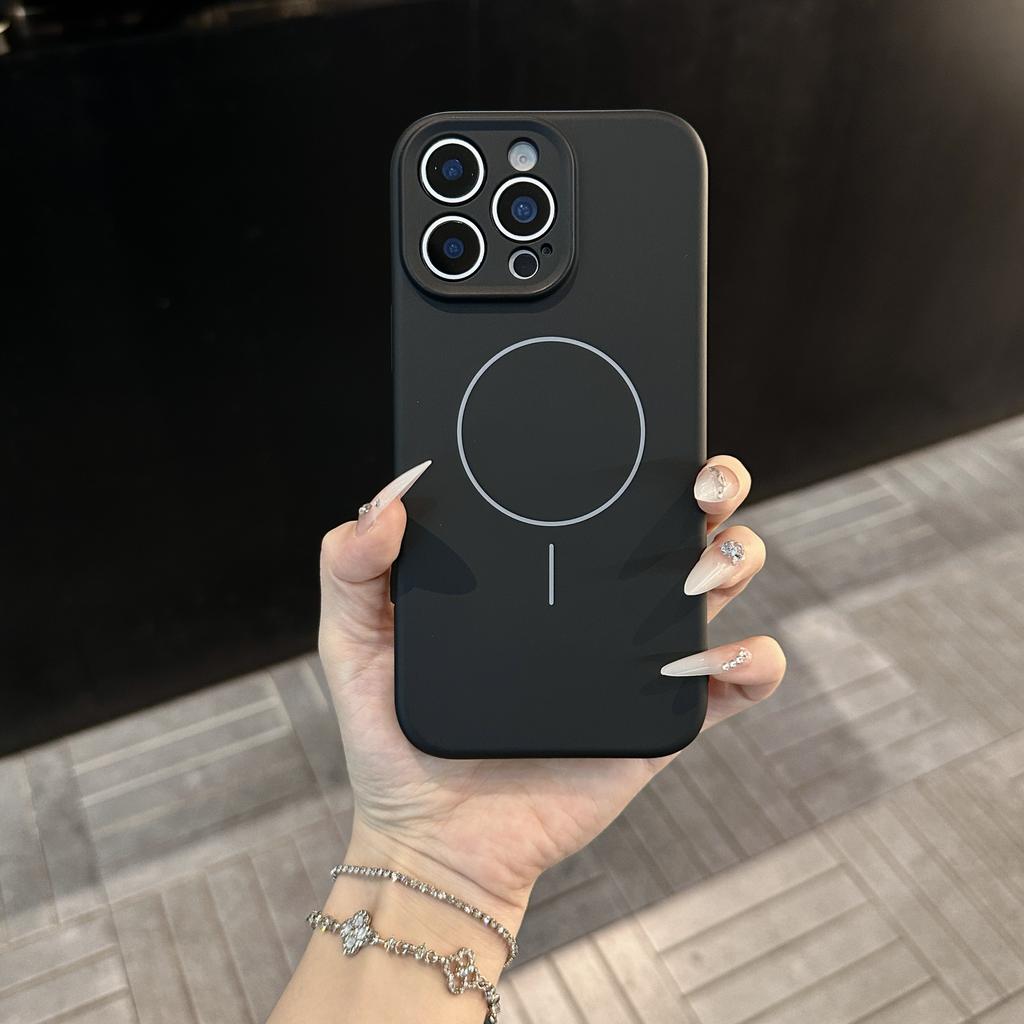 Магнитный чехол из жидкого силикона с кнопками управления камерой для iPhone 16 E 15 14 Plus 13 12 11 Pro X XS XR Max для Magsafe, бронированный чехол