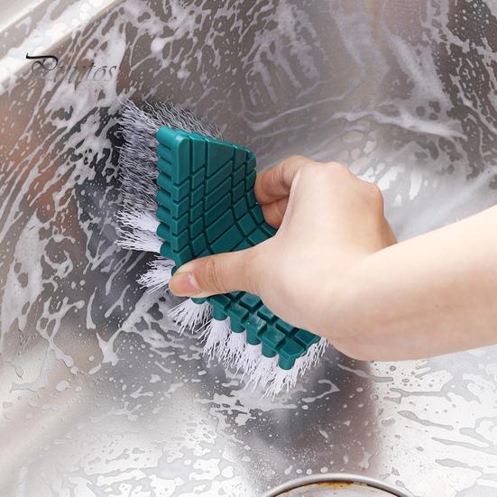 Cleaning Brush Bendable Wide Application Plastic Flexible Tile Stain Scrubber Household Supplies