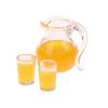 3 шт./компл. 1:12 кукольных миниатюрных чашек для напитков, кувшин для апельсинового сока, модель кухонного декора