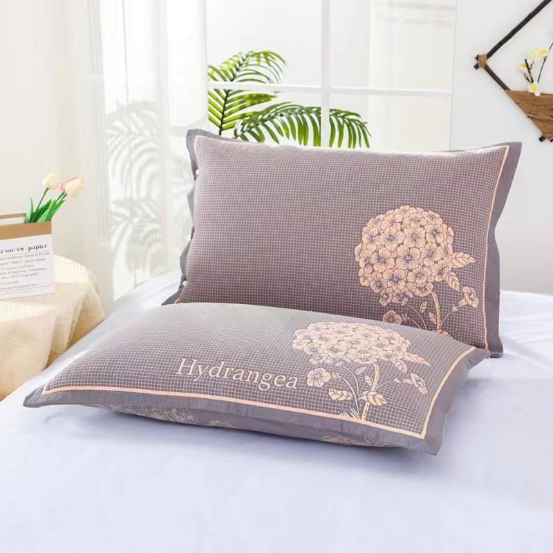 Cotton Pillowcase Set 2pcs Extra Large Thick Soft Breathable Adult Bedding Panda Print Modern Home Decor