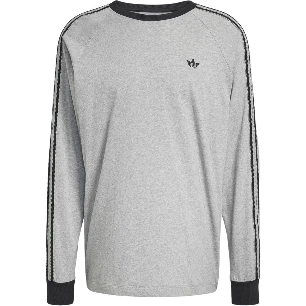 Adidas Оригиналы Britcore Cali Свободная вязаная футболка с круглым вырезом с длинным рукавом Мужские Топы KV4703